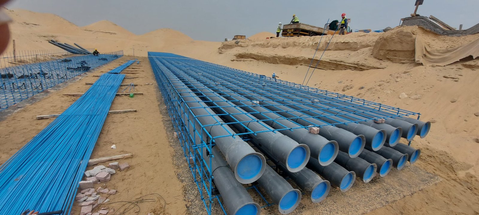 Pipework and reinforcement